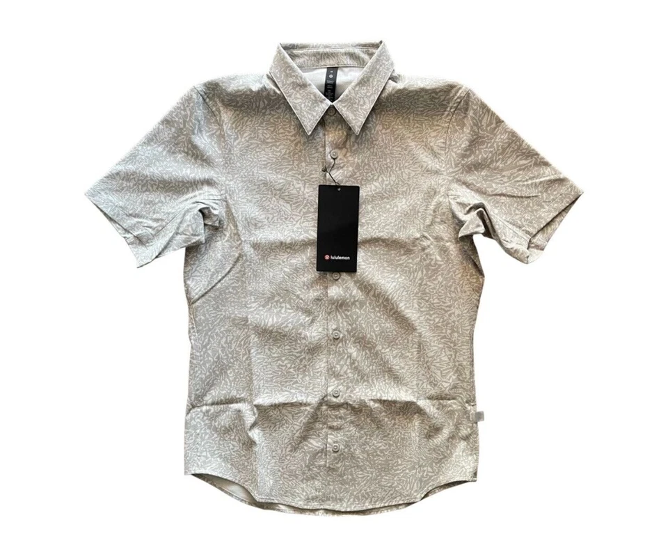 Lululemon Airing Easy Manga Corta - ANTIGUO BLANCO / LINO CRUDO (TALLA GRANDE) Foto 1 de 1