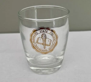Mankato State College Minnesota Sammlerstück Gold Schnapsglas - Bild 1 von 3