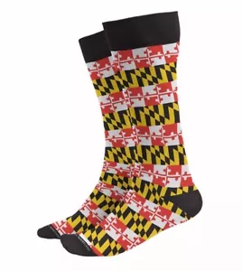 Maryland Flagge Streifen Anzugsocken NEU schneller kostenloser Versand - Bild 1 von 5