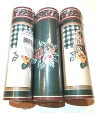 3 Rolls Pre-Pasted Border Wallpaper Border Pattern #332 Floral Paper Border