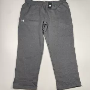 Under Armour Sweatpants Men’s 4XLT Tall Gray Hustle Fleece Loose Fit 46x34 NEW - Picture 1 of 13