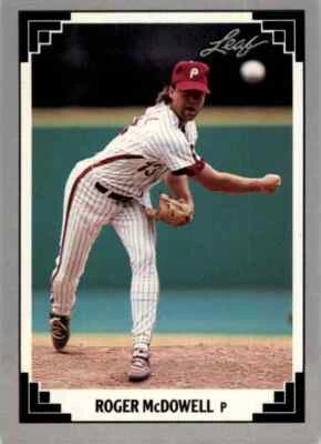 1991 Leaf Roger McDowell #410 - Image 1 of 2