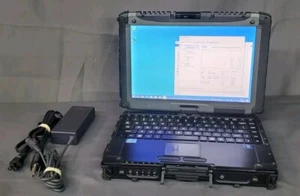 Getac V200-G2 Laptop i7-3520M 16GB RAM 256GB SSD WIFI Win10P Touchscreen Wwan - Picture 1 of 6