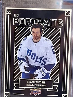 2022-23 Series 1 UD Portraits #P-5 Brayden Point - Tampa Bay Lightning - Image 1 of 2