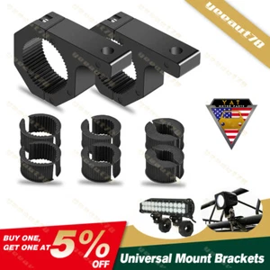 1inch- 2inch Bull Bar Roll Tube Mounting Bracket Clamps LED Light Bar Offroad US - Picture 1 of 10