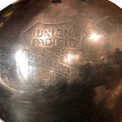 Antique Union Pacifc Overland Route 1847 Rogers Bros Silver Soldered Plate Cover - Image 1 of 4