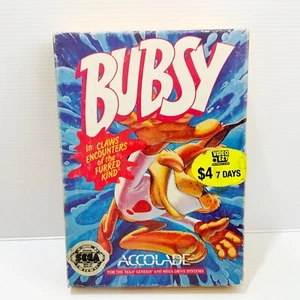 Bubsy + Box - Sega Genesis - Tested & Working - Free Postage - Picture 1 of 5