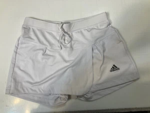 womens adidas lacrosse/field hockey skort(shorts+skirt) size med white - Picture 1 of 8
