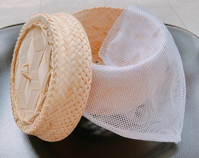 Cocina artesanal vintage olla de bambú y tapa vaporera arroz pegajoso, cocina dim sum Foto 1 de 4