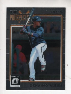2017 Donruss Optic The Prospects #4 Ozzie Albies Rookie RC - Image 1 of 2