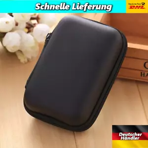 Kleine tragbare Tasche Aufbewahrung für Kopfhörer, Ladegerät, USB Stick - Bild 1 von 10