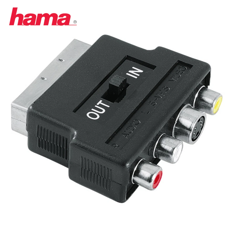 Hama Scart to Phono RCA and S-Video Adapter - Image 1 of 2