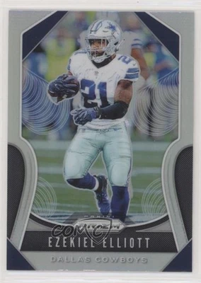 2019 Panini Prizm Silver Prizm Ezekiel Elliott #38 - Image 1 of 2