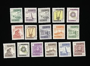Iraq Stamps Scott 317-332 Complete Set MLH - Picture 1 of 2