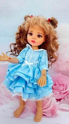 OOAK Custom-Painted Paola Reina Doll 32CM /New Eyes/Eyelashes / articulated body - Image 1 of 4