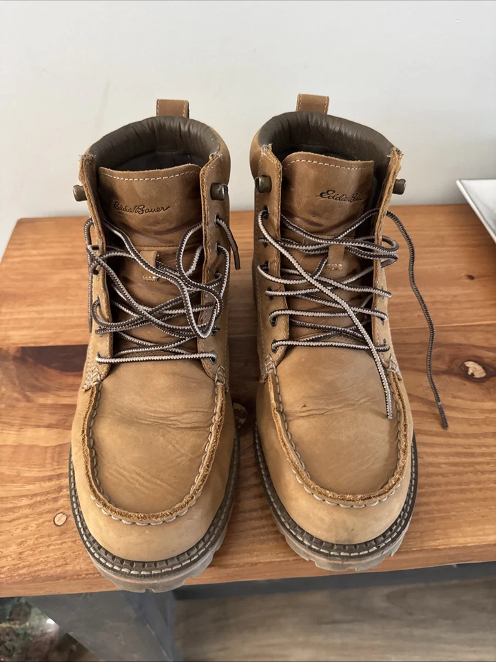 Botas Eddie Bauer Severson Puntera Sin usar, en caja - Trigo - Para hombres Talla 10 Regular Trabajo Caminata Foto 1 de 4