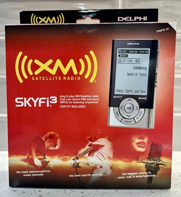 Delphi SKYFi3 Portable XM Satellite Radio Car Kit SA10224 NEW Sound Music Rap - Image 1 of 4