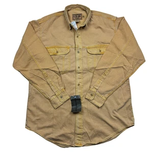 Camicia da lavoro vintage anni 90 Calvin Klein uomo taglia M Chambray colletto bottoni USA - Foto 1 di 13