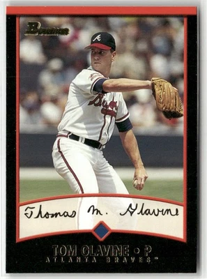 2001 BOWMAN #97 TOM GLAVINE ATLANTA BRAVES - Image 1 of 2
