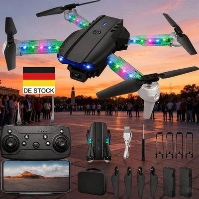 Mini Drohne für Kinder Helikopter ferngesteuert LED Licht RC Quadrocopter - Bild 1 von 4