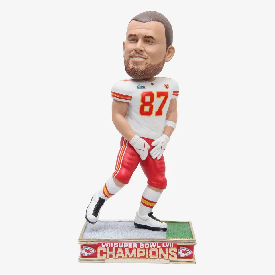 Travis Kelce Kansas City Chiefs Super Bowl LVII Champions Stanky Leg Bobblehead - Изображение 1 из 1