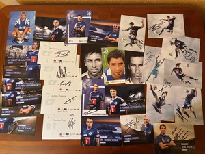 52 Autogramme FC LUZERN-Sammlung-Konvolut-Schweiz-Fussball-handsigniert-AK - Picture 1 of 2