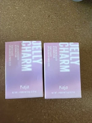 KAJA JELLY CHARM LABIO Y RUBOR ESMALTADO LLAVERO MANCHA .17 OZ 05 Peach Fizz LOTE DE 2 Foto 1 de 4