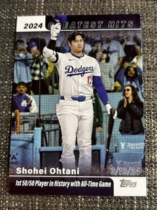 2025 Topps Serie 1 2024 Greatest Hits Shohei Ohtani #GH-25 - Foto 1 di 2