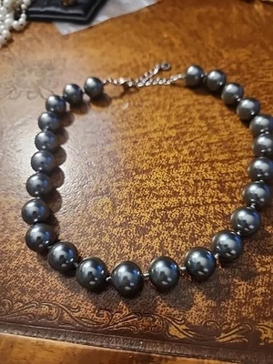 Charter Club - COLLAR Torre Perla Perla Gris Anudado Entre Foto 1 de 3