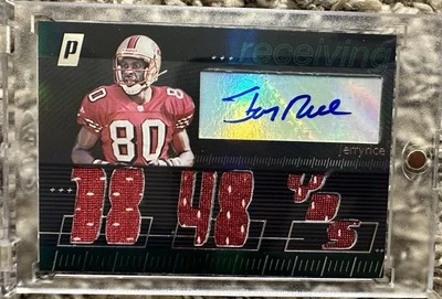 2006 Topps Paradigm Football Jerry Rice Jersey Relic Auto #46/99 49ers - Image 1 of 2