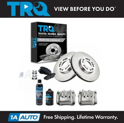 Керамические колодки и роторы переднего тормоза суппорты TRQ для Lexus GS300 GS400 GS430 SC430 - Изображение 1 из 4