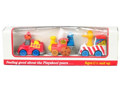 Coches de Calle Sésamo Die Cast Mini Muppet Motorcade Vintage Bird Ernie Playskool Foto 1 de 4
