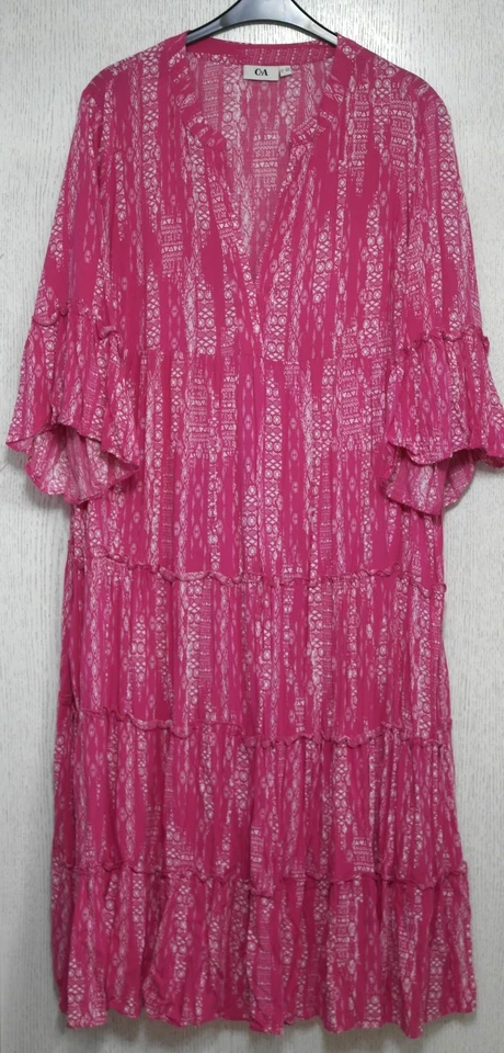 C   &   C   KLEID   GR   56/58    PINKTON/WEIß   GEMUSTERT - Bild 1 von 1