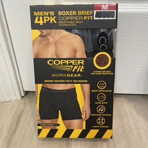 Calzoncillos boxer de rendimiento de ajuste de cobre para hombre talla M con infusión de cobre D - Imagen 1 de 2