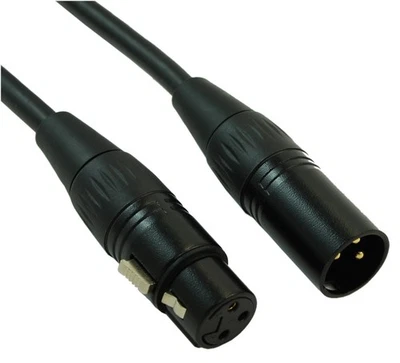 Cable mezclador de audio/micrófono macho/hembra XLR 3P premium de 10 pies Foto 1 de 3