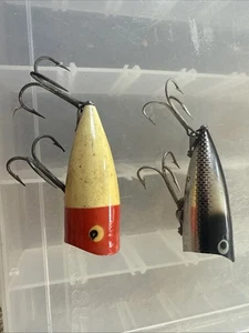 2 Heddon Chugger Jr Lures - Picture 1 of 17