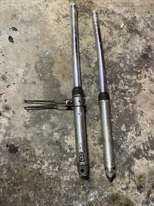 Yamaha DT250 DT400 Front Forks / Suspension Assembly (1975-76) - Picture 1 of 5