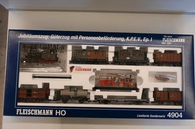 Fleischmann 4904 u 87 4904 DSS Zugset Sonderserie 120 Jahre Fleischmann Ep 1 OVP - Bild 1 von 4