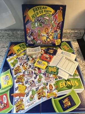 PAYDAY Juego de Mesa Hasbro Parker Brothers Edición 2000 Juego Familiar Foto 1 de 4