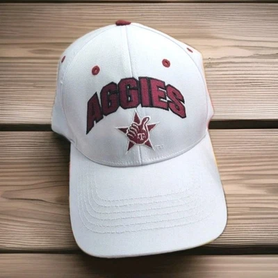 Chapéu cativante Texas A & M AGGIES gancho e laço Strapback licenciado pela NCAA  - Imagem 1 de 4
