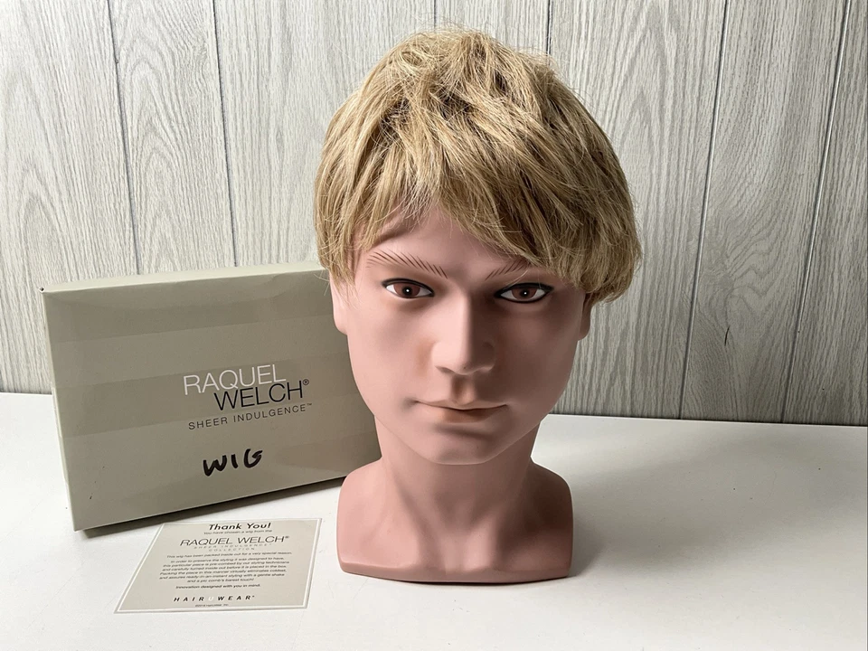 Peluca Raquel Welch Pura Indulgencia Corta Pixie Bob Rubia Lindo Estilo Fácil Foto 1 de 4
