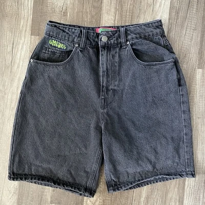 Empyre Jean шорты женщин 3 черный Tori высоты мешковатые Jorts Skater ретро стиль - Изображение 1 из 4