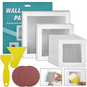 TUZAZO 12 Pack Drywall Repair Kit, 4/6/8 Inch Aluminum Fiber Mesh Dry Wall Repai - Picture 1 of 11