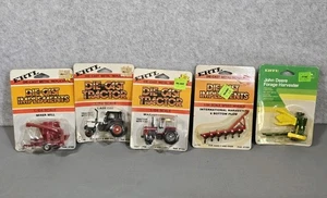Vintage Ertl 1:64 Farm Machines Tractors and Parts LOT of 5 New Sealed - Picture 1 of 11