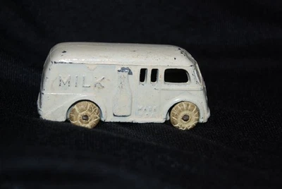 Coche de juguete vintage Barclay Slush plomo fundido leche furgoneta - BONITO coche antiguo Foto 1 de 4