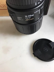 Sigma AF 70-300mm F3.5-4.5 APO Macro Lens Golden Ring & Case - Picture 1 of 4