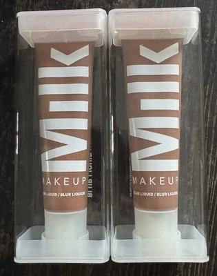 Milk Makeup 2 Blur Liquid Matte Foundations Toffee Full Size Sealed 30ml Each - Image 1 of 4