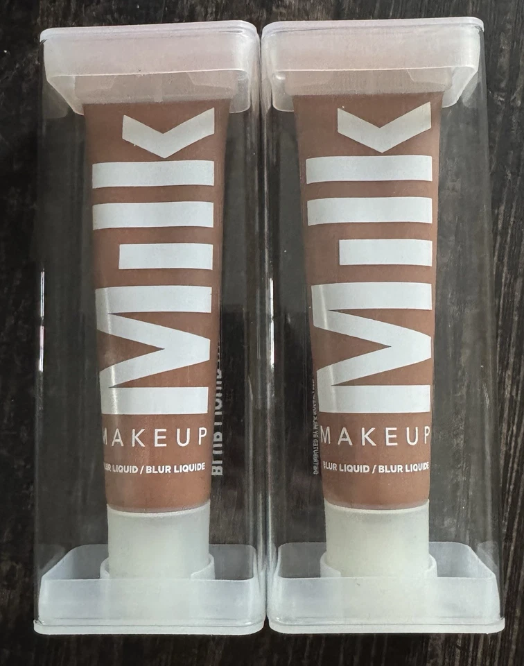 Milk Makeup 2 Blur Liquid Matte Foundations Toffee Full Size Sealed 30ml Each - Image 1 of 4