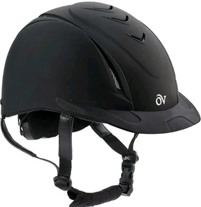 NEW Ovation Deluxe Schooler Riding Helmet Black M/L - Picture 1 of 3