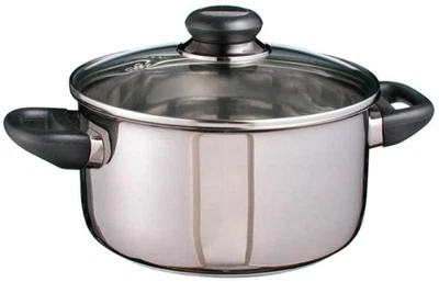 Acciaio Inox Pentola Carne " Sylt " Pentola Adatta per Induzione 3 Litro - Immagine 1 di 2